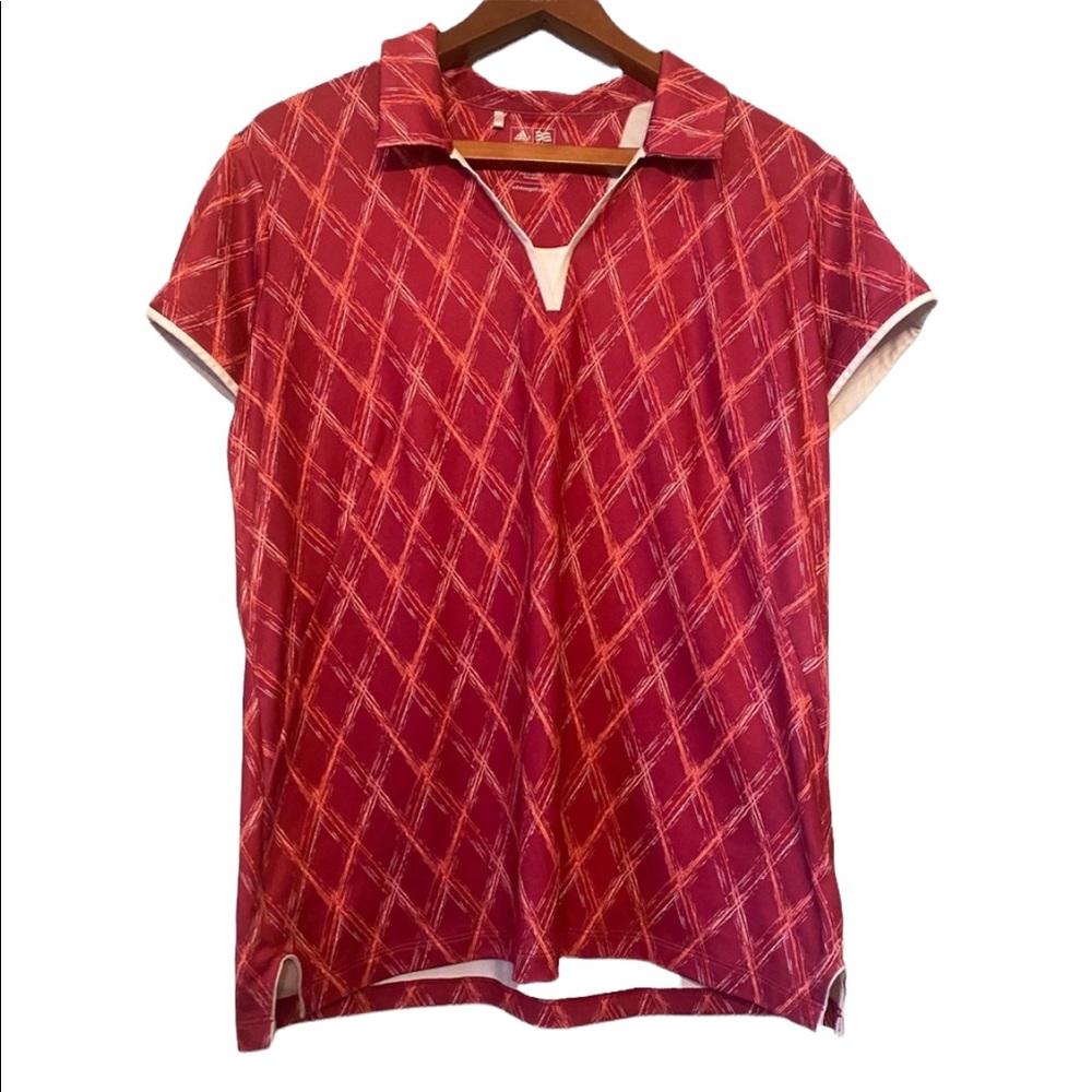 Adidas ClimaLite Pink Women’s Golf Shirt